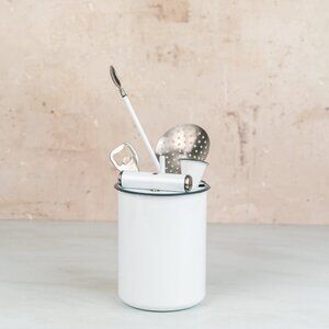 Williams Sonoma 7pc Bar Tool Set Powder Coated Enamel White